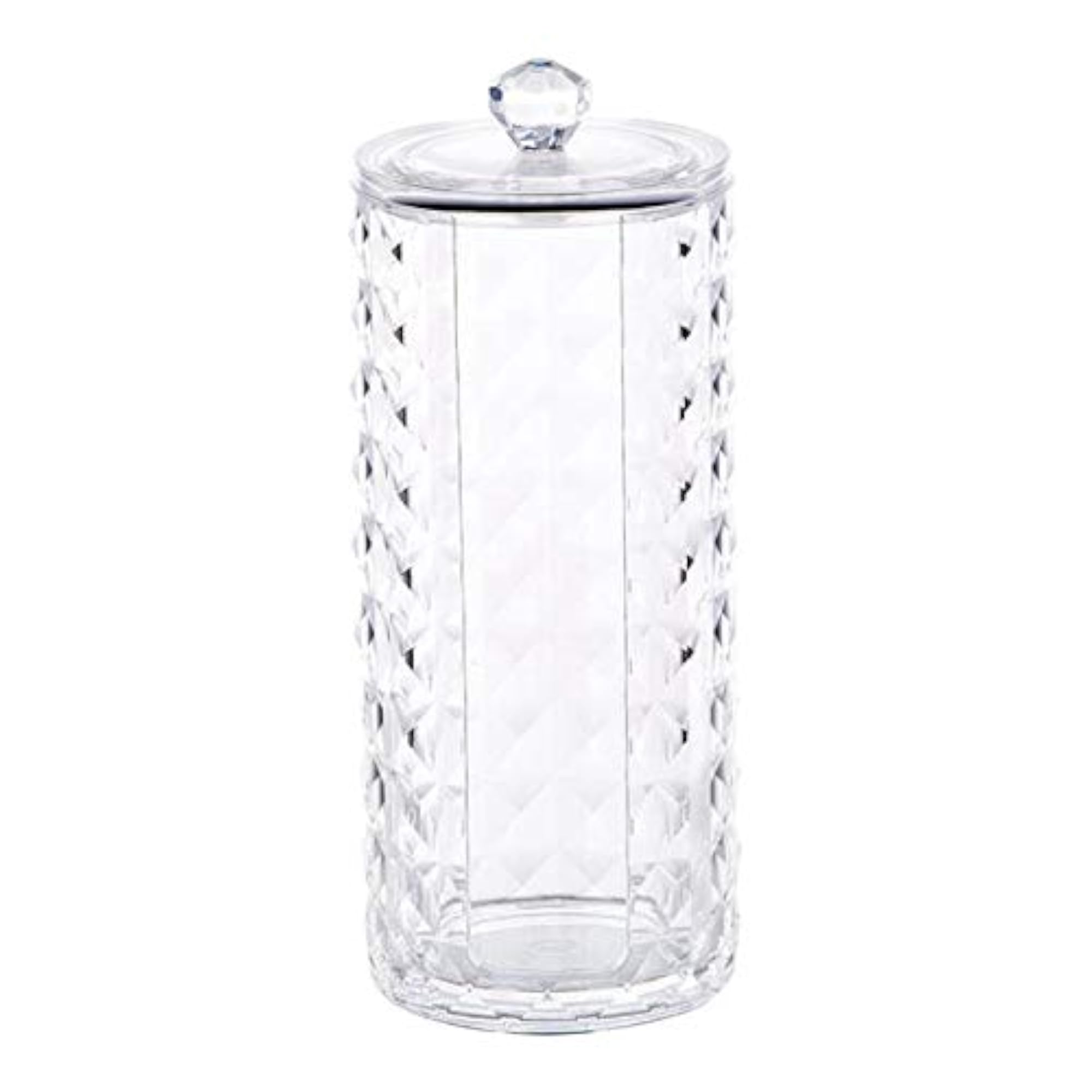 Cotton Pads Holder Organizer, Clear Acrylic Makeup Remover Container